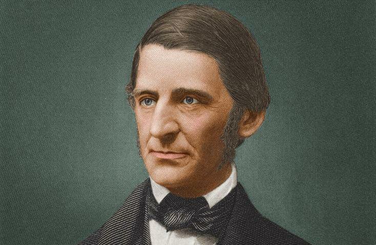Ralph Waldo Emerson, né le 25 1803 à Boston…