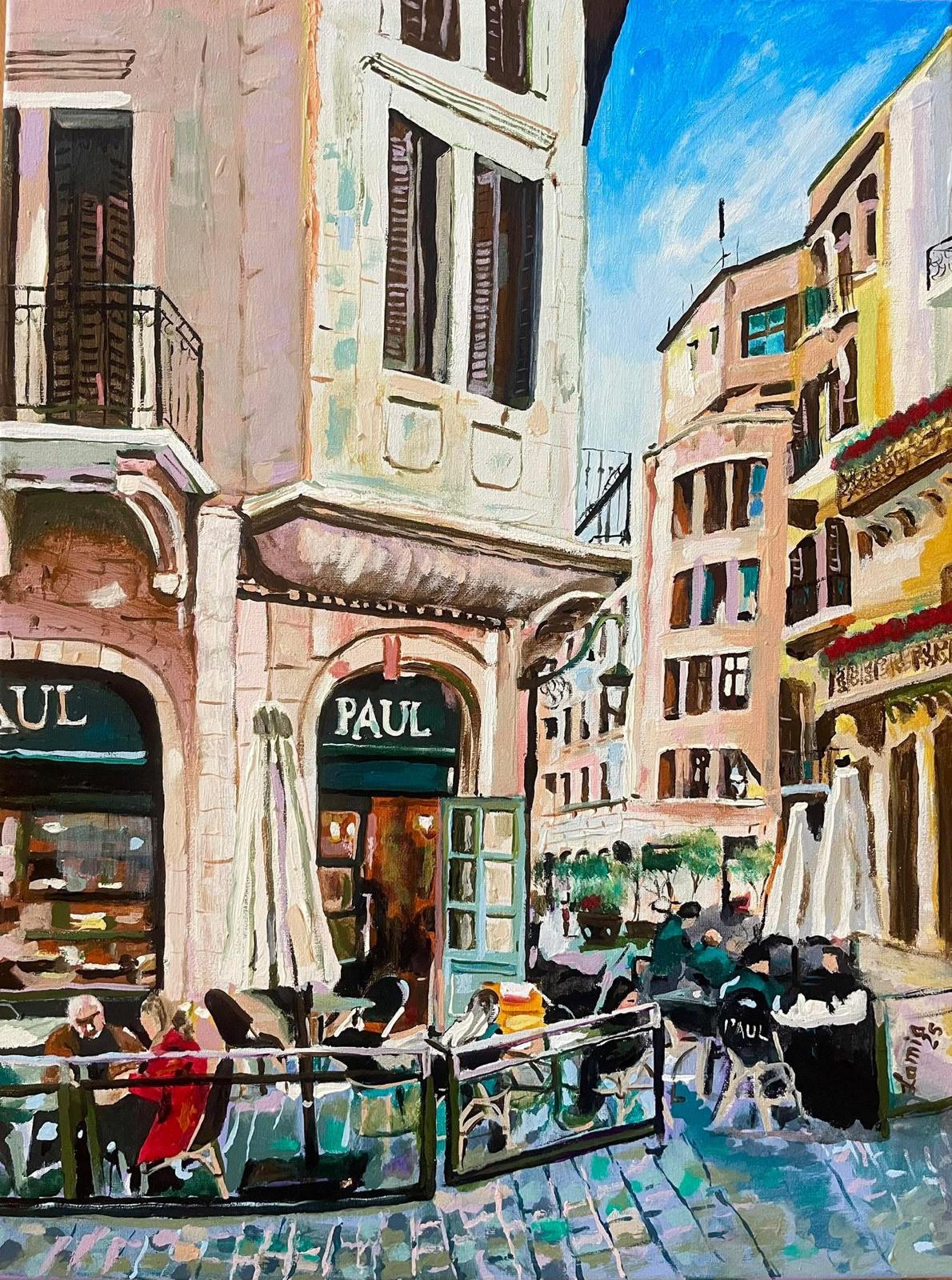 “Café Terrace à Beyrouth”…